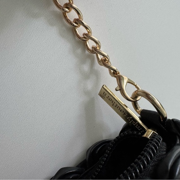 Simply Southern Key Largo Black Woven Purse with Gold Accents - Picture 5 of 9